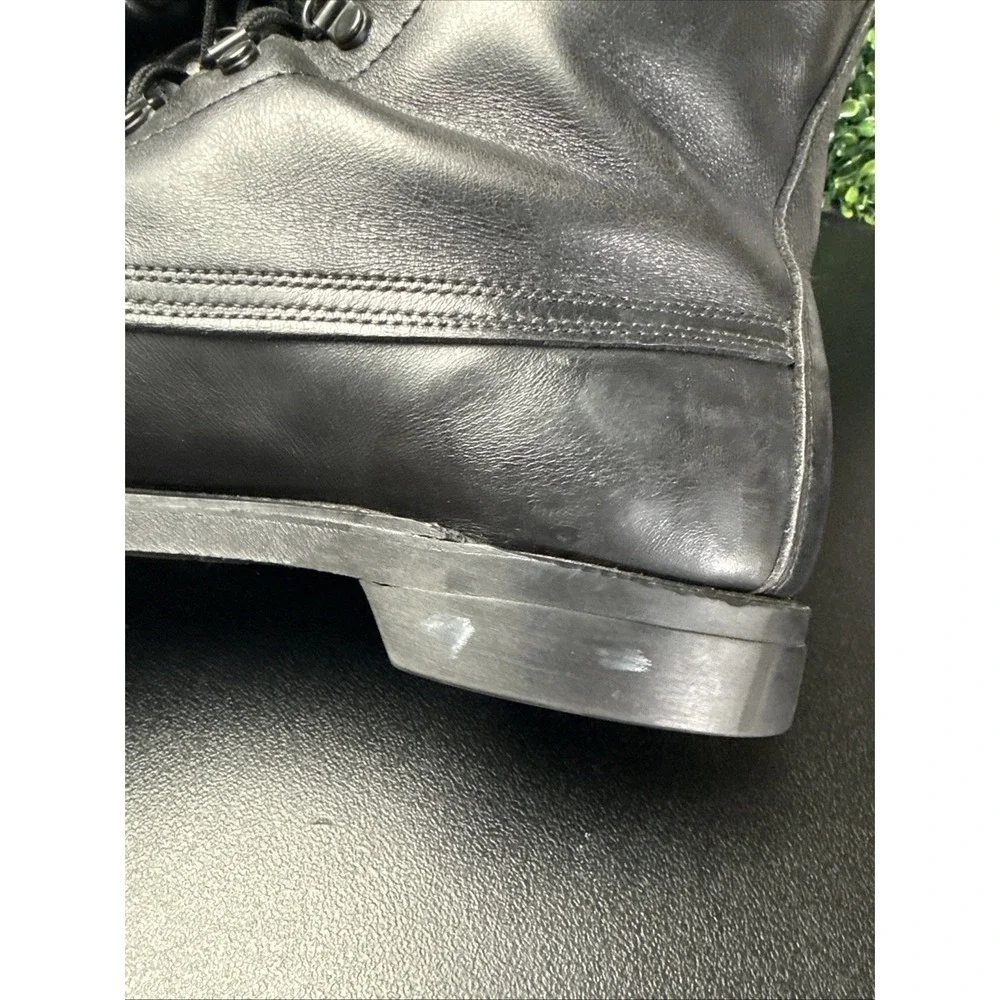 vintage Cove Shoe Company black leather military/combat boots Men's Size 12 D
